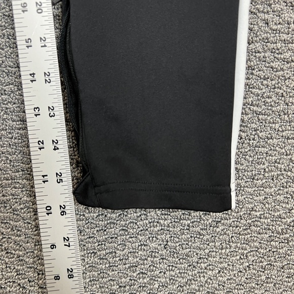 Puma Women's Sweatpants Size M Black White DRYCELL Ankle Zip Front Pockets - Picture 6 of 14